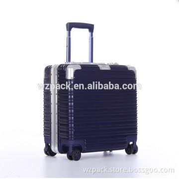 Customize 18" high quality aluminium frame luggage